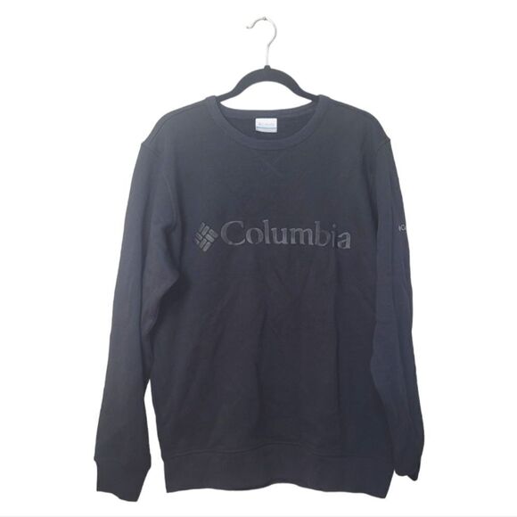 Columbia Black Logo Pullover Sweatshirt - Picture 1 of 4